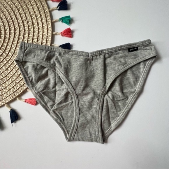 PINK Victoria's Secret Other - Victoria's Secret PINK Cotton Bikini Panty Heather Gray Small NEW